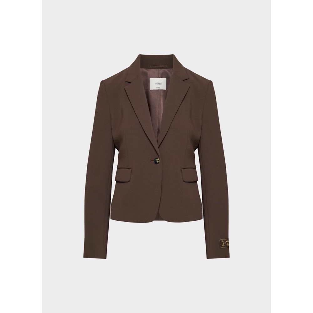 Wilfred Etiquette blazer crepette 6 Rich mocha brown